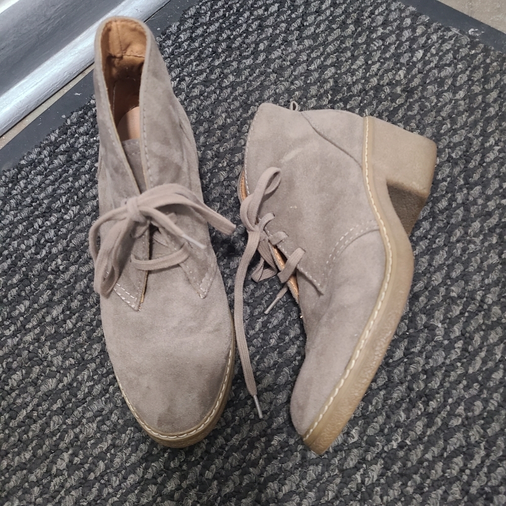 Merona Taupe Ankle Booties